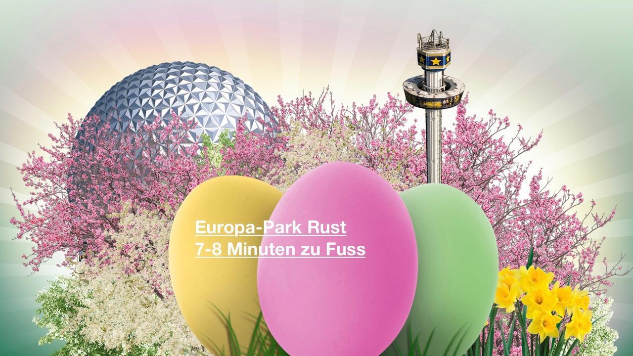 Gaestehaus Tante Tienchen 7 Minuten Zu Fuss Zum Europa Park , Plus Kostenloses Parkplatzticket Rulantica ,Alle Unsere Suiten Haben Einen Balkon Rust Luaran gambar